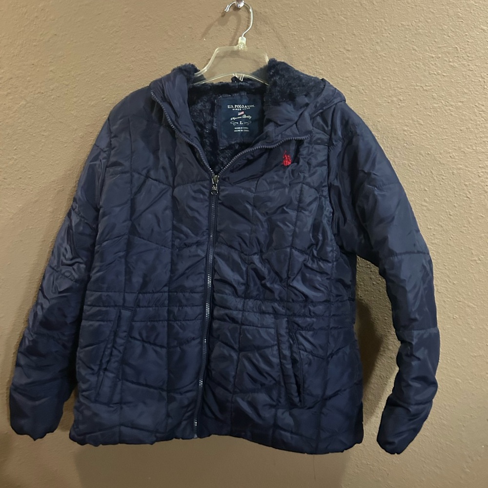 U.S. Polo Assn. Navy Quilted Jacket